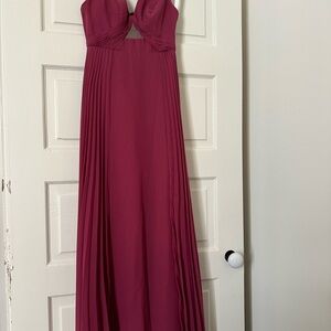 Elegant Pink Evening Gown